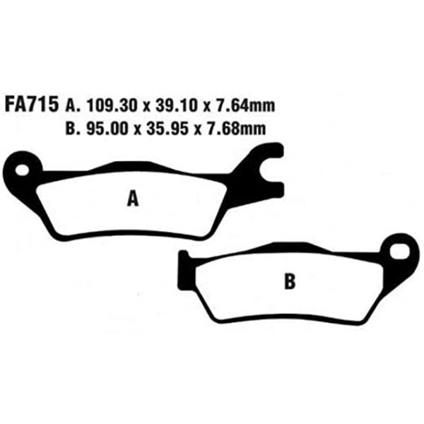 EBC EBC Brake Pads FA715